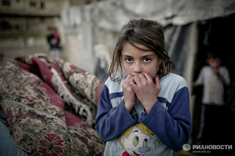 Дочь сирийских беженцев в Ливане