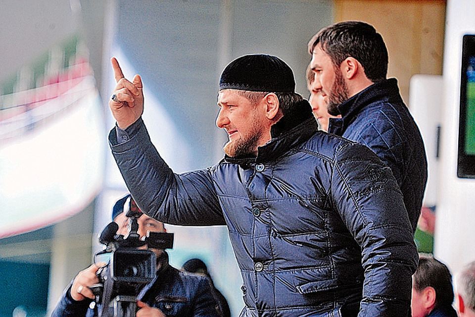 Кадыров выступает на митинге в Грозном, Фото: КП