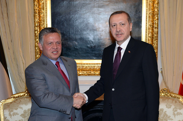 Король Абдулла II и Эрдоган