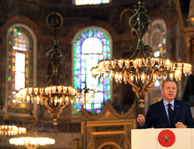 Выступление президента Турции