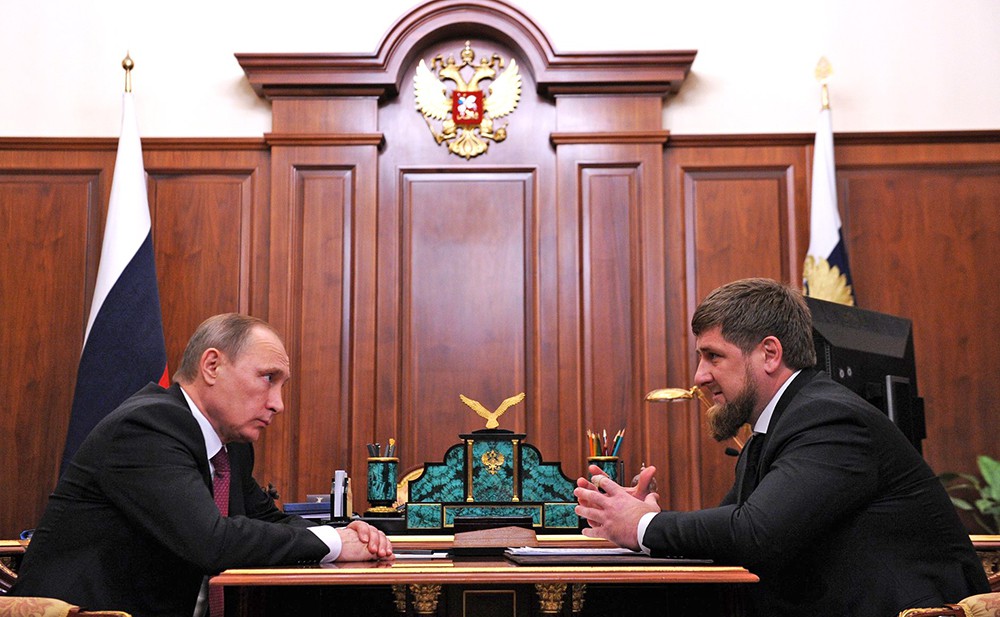 В.Путин и Р.Кадыров