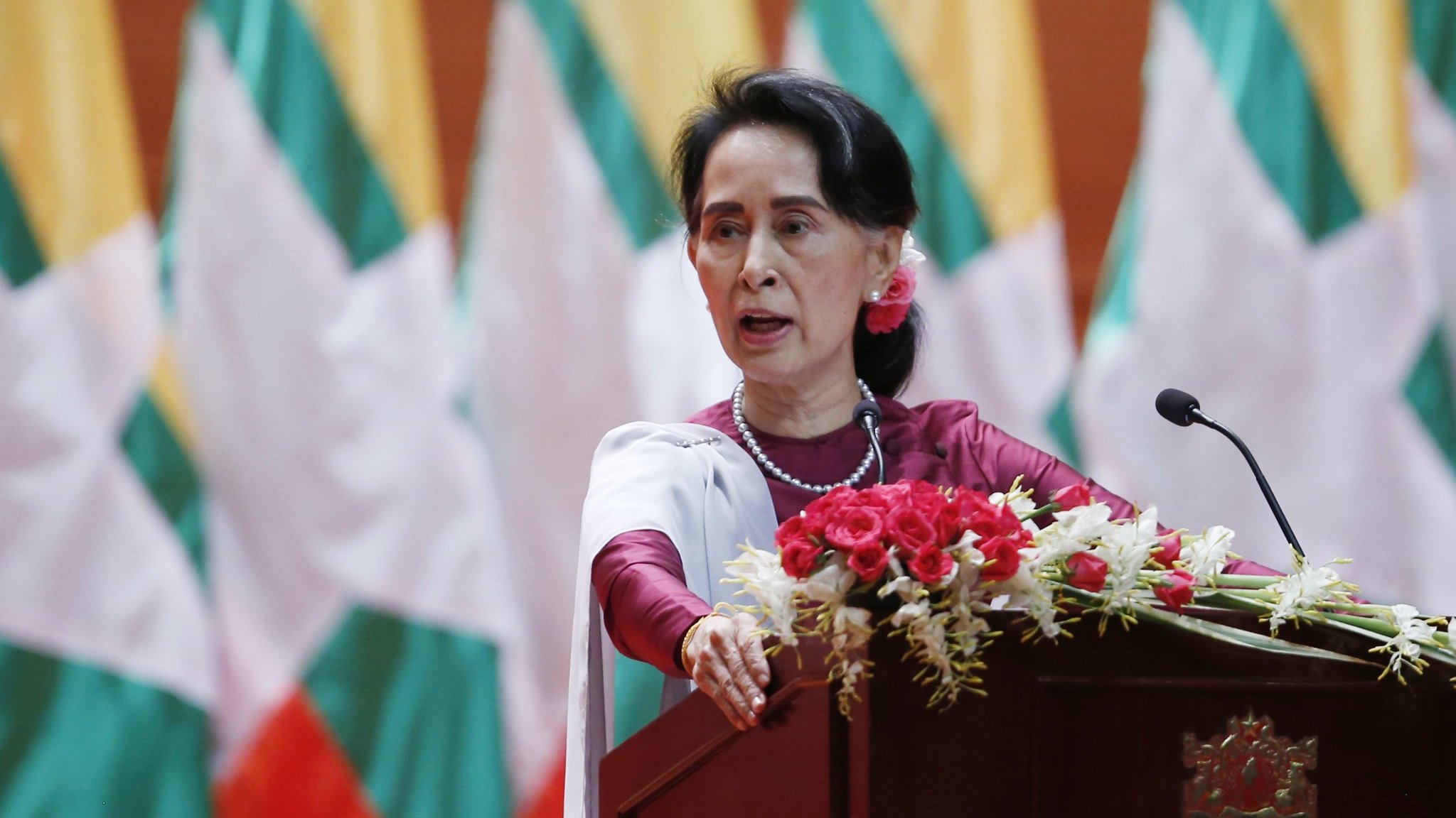 Государственный советник Мьянмы Аун Сан Су Чжи