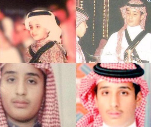 Детские и юношеские фото принца Мухаммада
