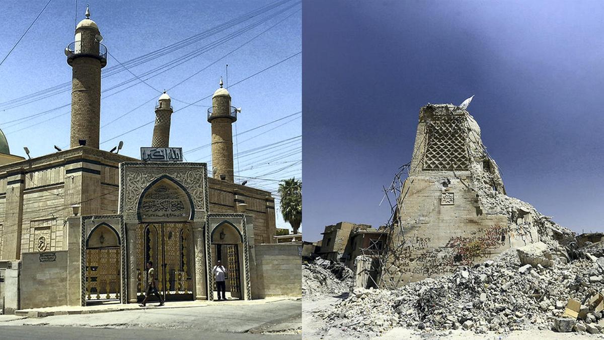 Мечеть «Ан-Нури» до и после войны