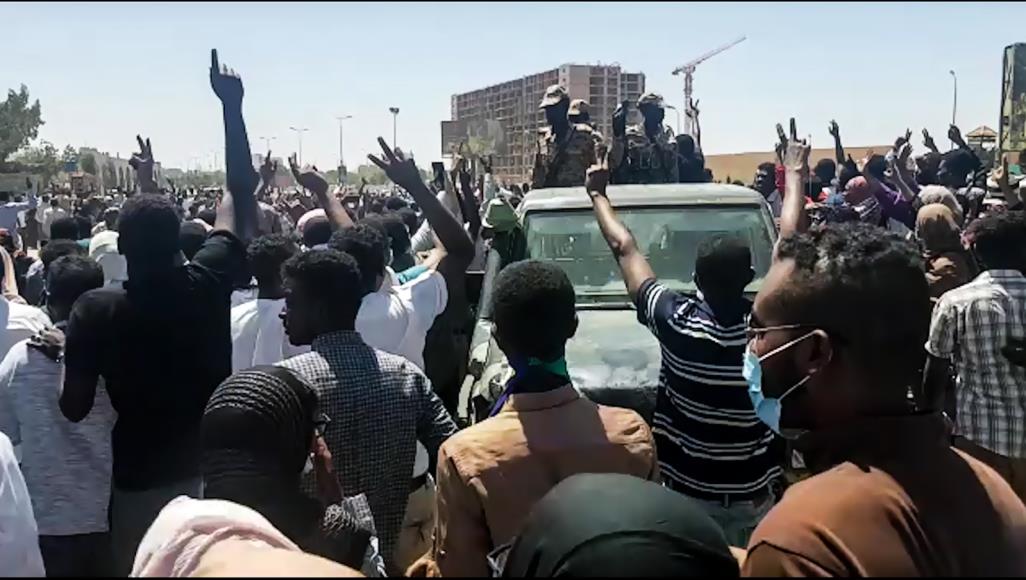 На улице столицы Судана