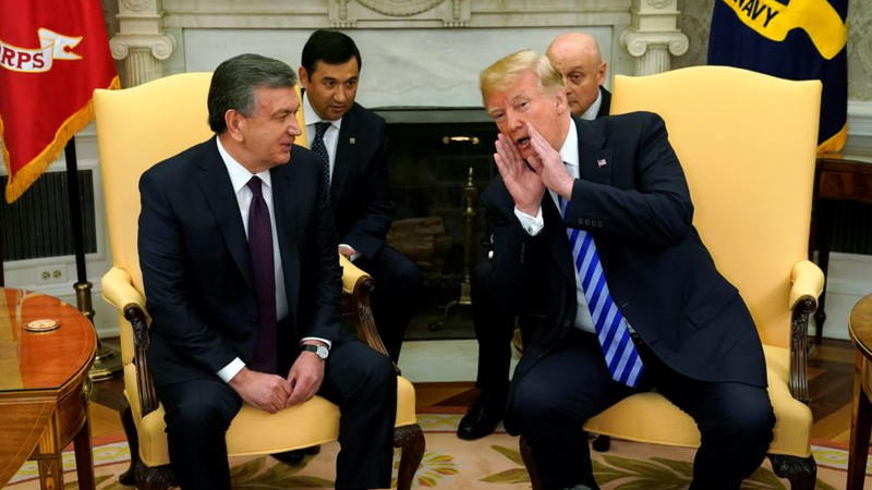 Встреча президентов США и Узбекистана в Вашингтоне
