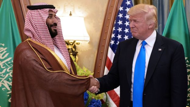 Саудовский наследный принц и президент США
