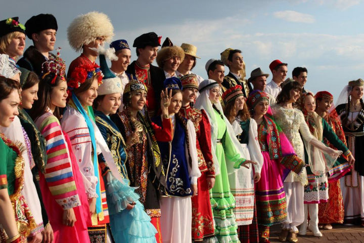 Участники фестиваля «Многонациональная Россия»
