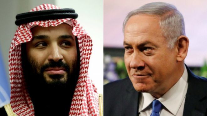 Кронпринц Саудовской Аравии и премьер-министр Израиля