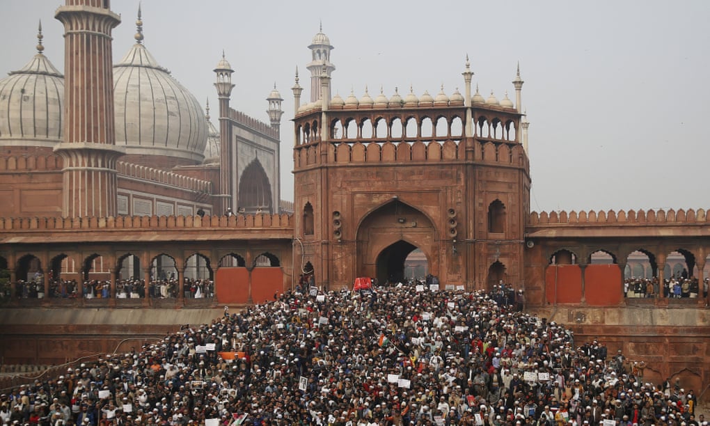 Пятничная акция протеста в Нью-Дели