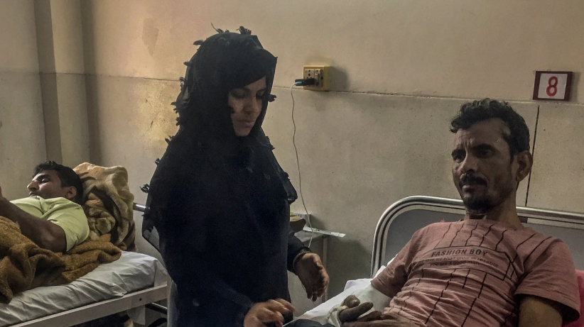 Каушар Али на больничной койке