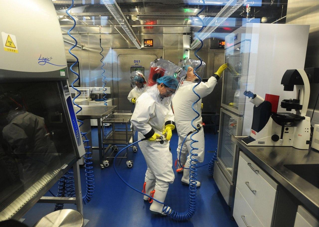 Уханьская лаборатория биобезопасности четвертого уровня, где проводятся эксперименты с высокопатогенными микроорганизмами