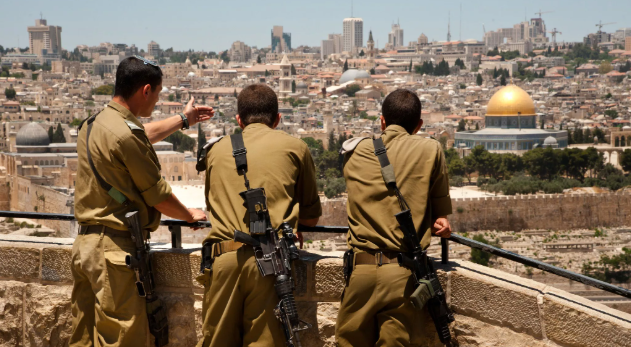 Израильские военные в Иерусалиме