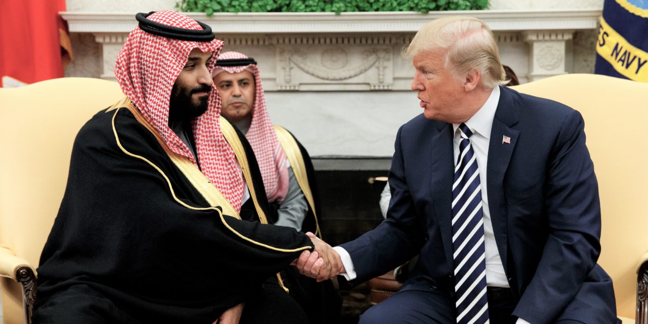 Наследный принц Саудовской Аравии и президент США