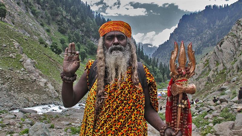 Индуистский паломник в Кашмире