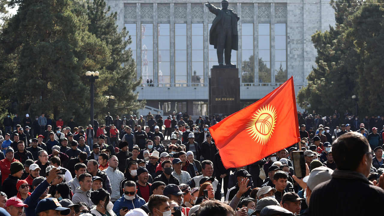 Протесты в Киргизии
