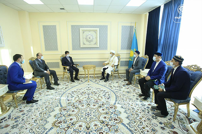 Встреча в муфтияте Казахстана