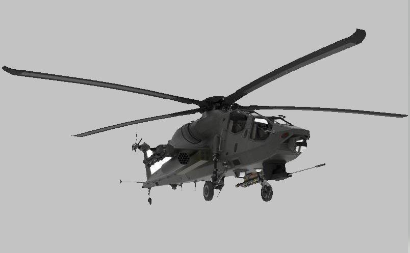 Модель вертолета