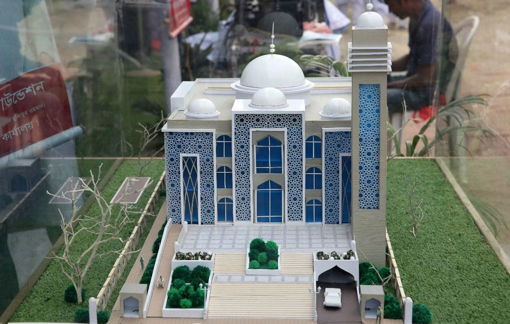 Макет новой мечети