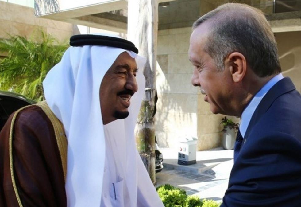 Саудовский монарх и президент Турции