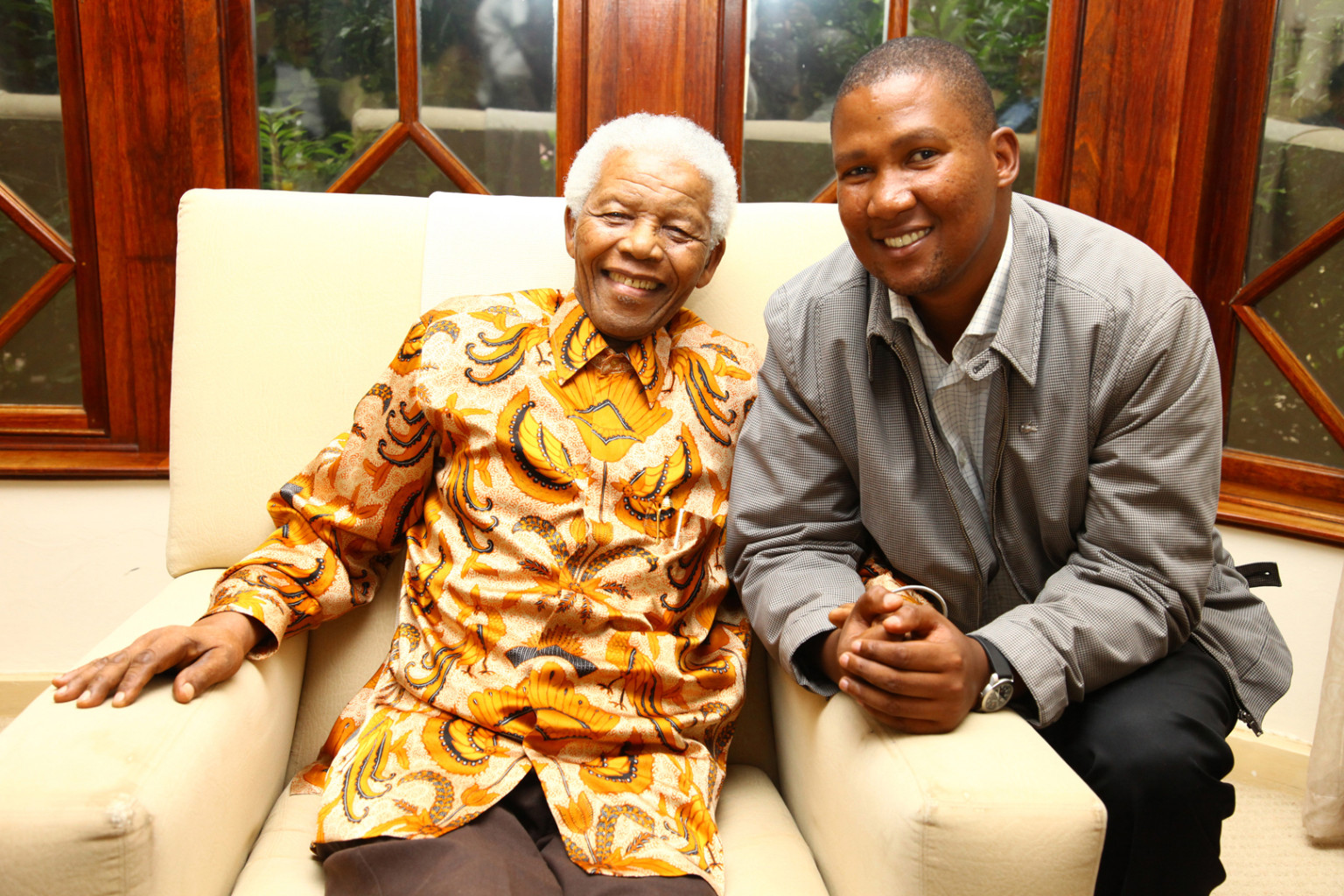 Мандла Мандела со своим знаменитым дедушкой
