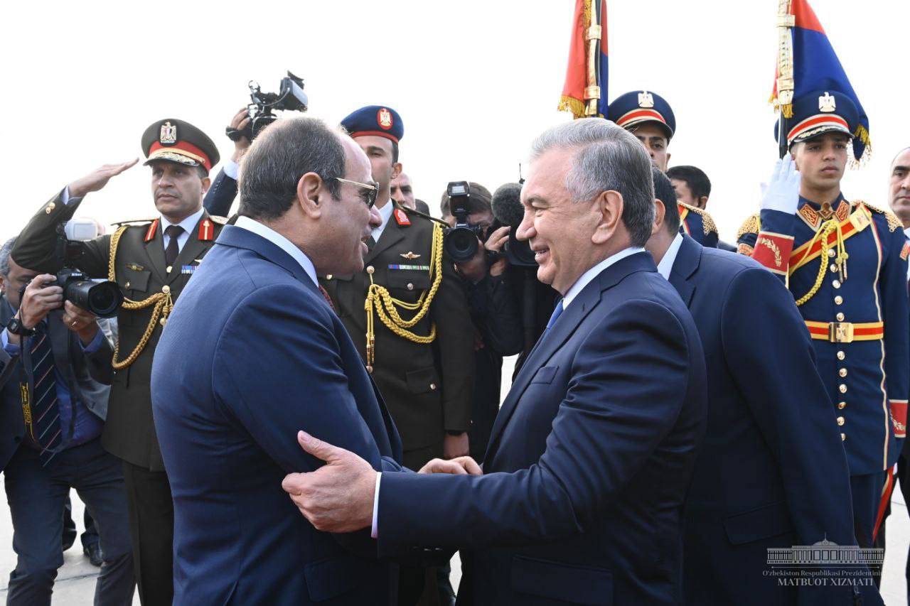Президенты Египта и Узбекистана