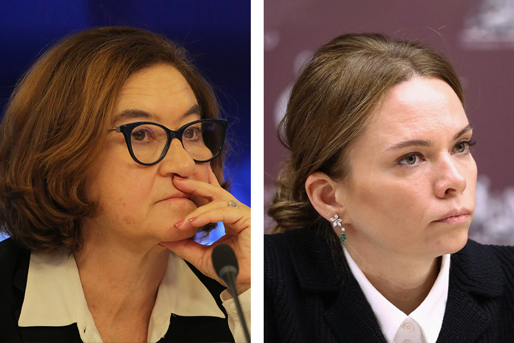 Тругулова и Проничева. Коллаж: Сноб