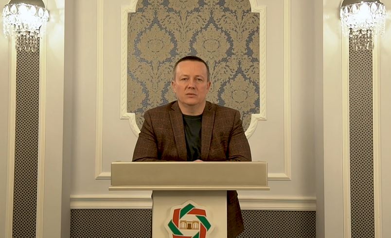 Руслан Смакаев. Кадр из видеовыступления
