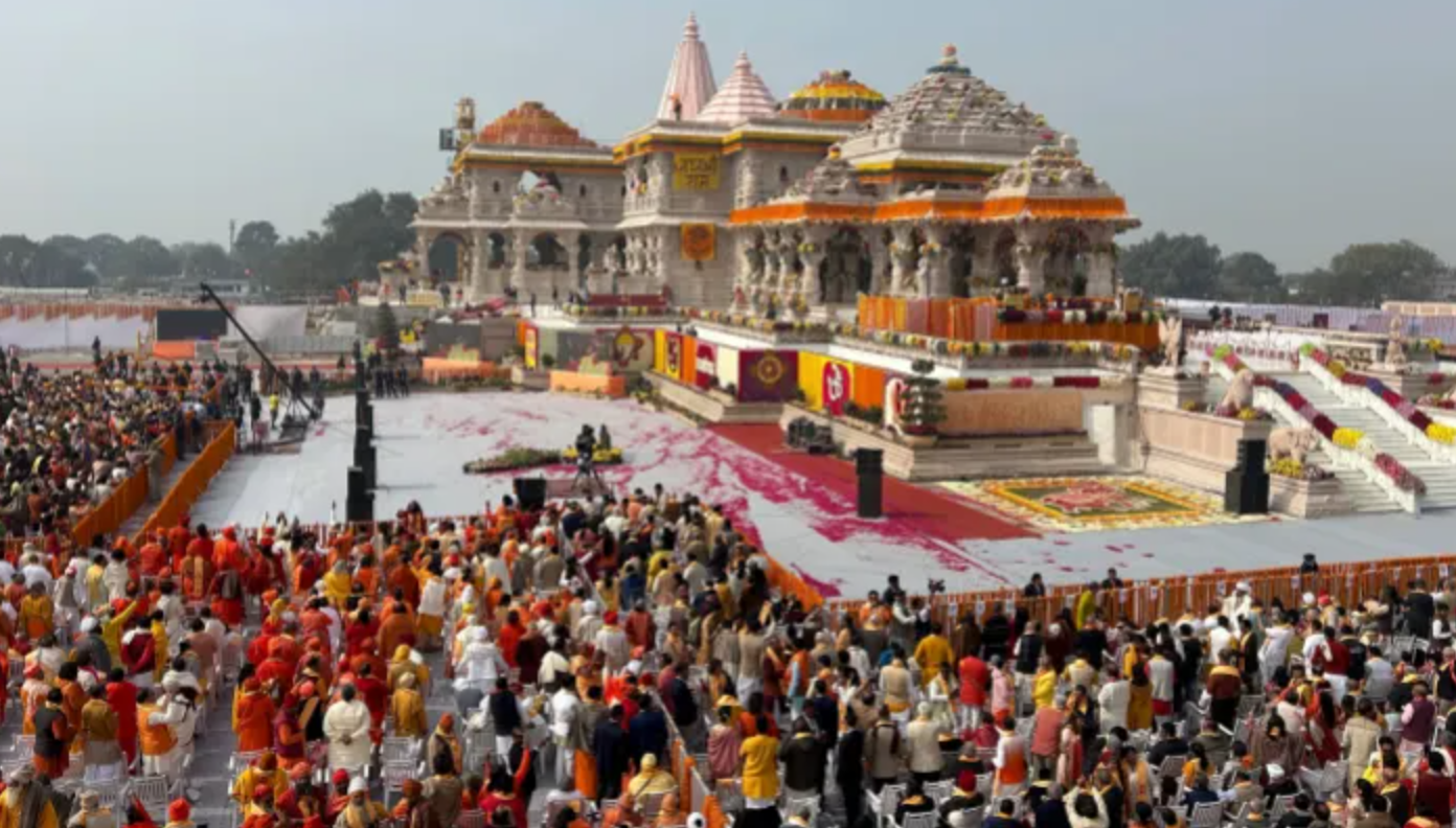 Открытие храма Рама в Уттар-Прадеш