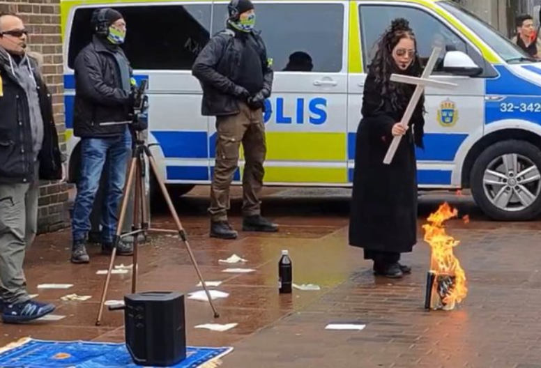В Швеции провокаторша попыталась стравить мусульман и христиан