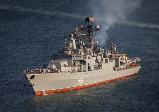 Фрегат ВМС РФ приблизился к берегам Израиля