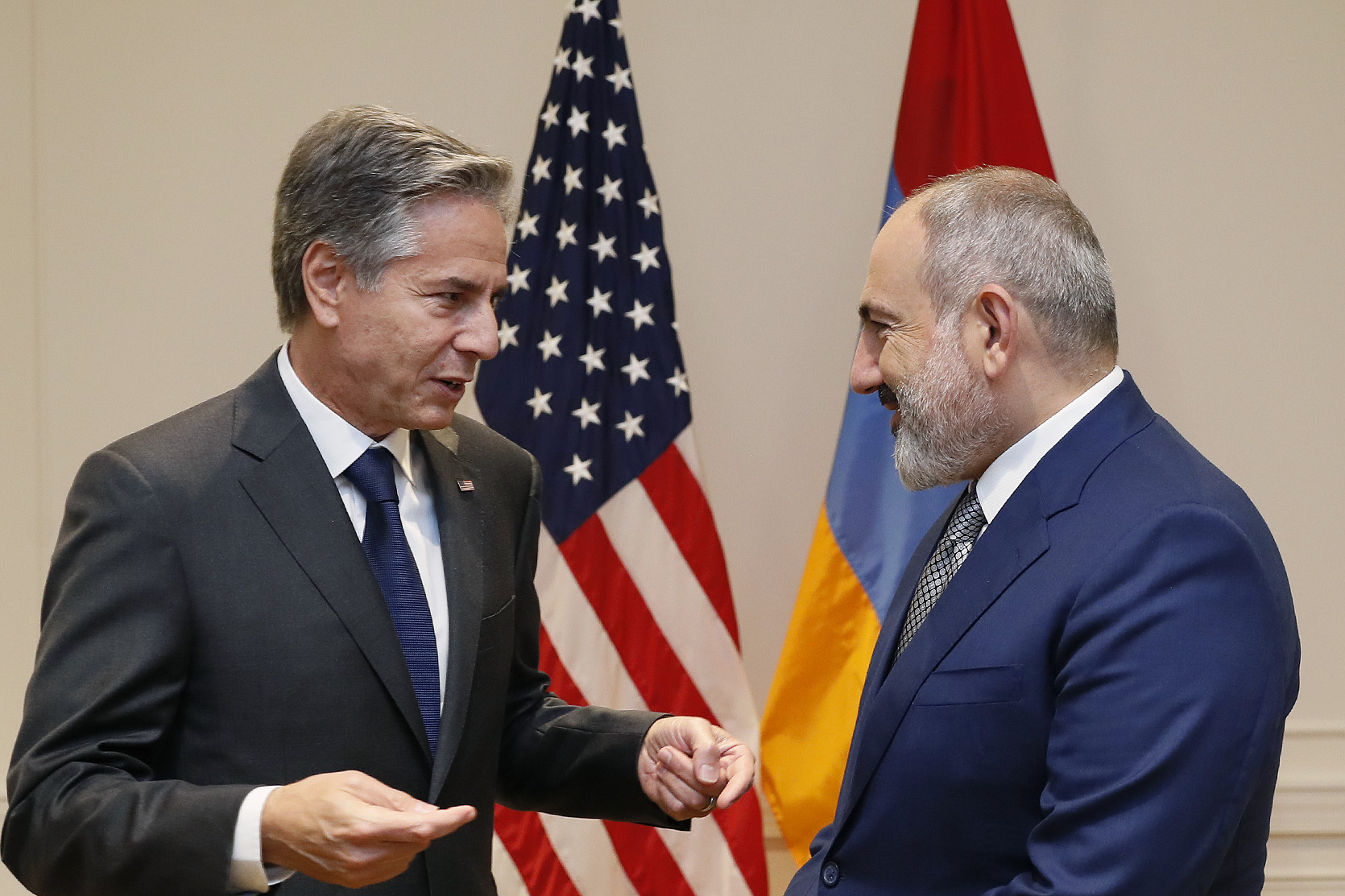 Премьер Армении на встрече с главой госдепа США