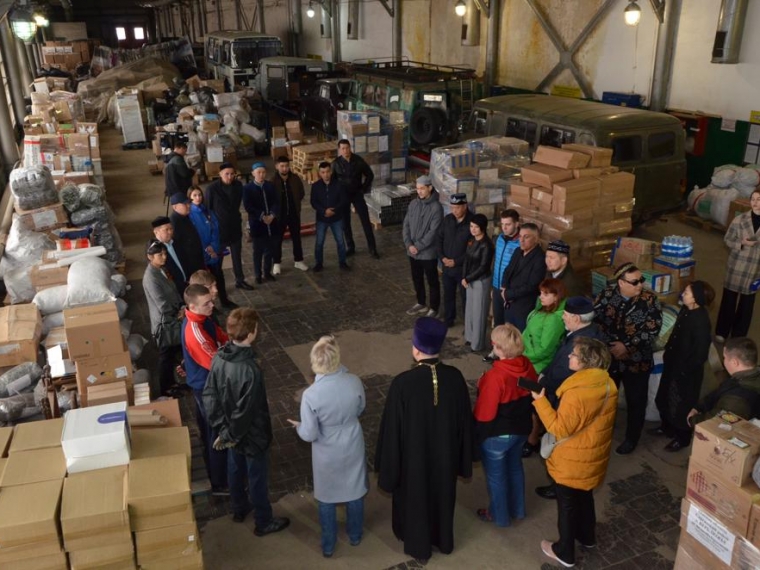 Религиозные организации Омска отправили гумпомощь в Луганск