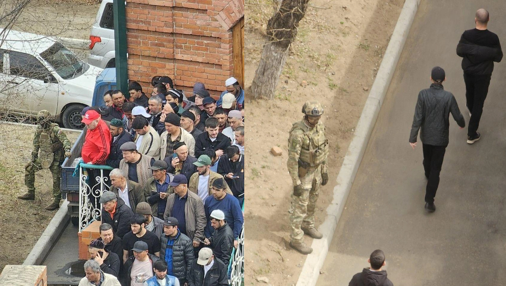 СМИ выяснили причину появления вооруженных людей в масках у мечети Читы