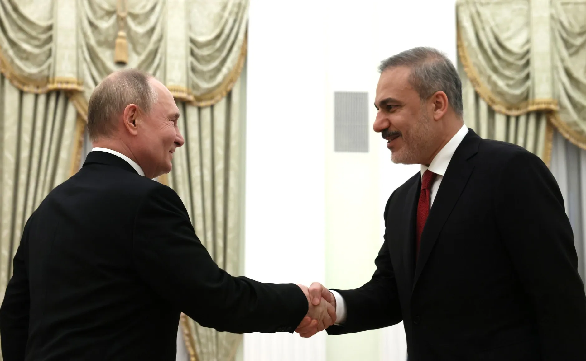Встреча президента России и главы МИД Турции