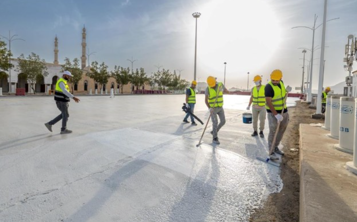 В Саудовской Аравии разработали специальное охлаждающее покрытие для асфальта
