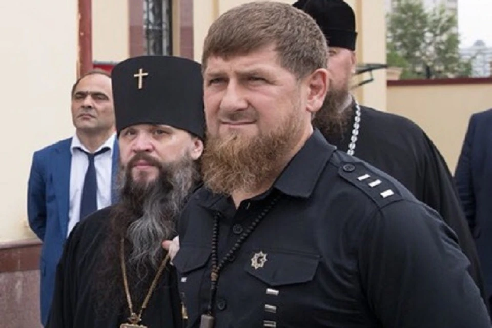 Рамзан Кадыров на открытии православного храма в Чечне