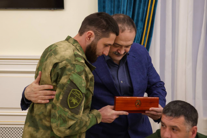 Глава Дагестана Сергей Меликов на встречи с героями СВО
