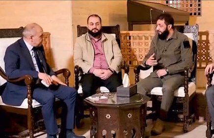 Переговоры премьер-министра Сирии  и  главы группировки ХТШ