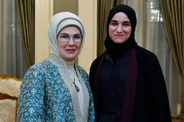 Супруги лидеров Турции и Сирии. Из аккаунта соцсети Эмины Эрдоган