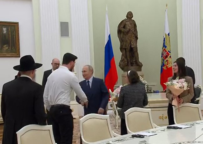 Встреча В. Путина с семьей Труфановых