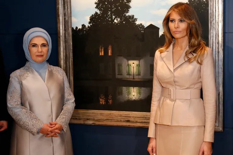 Эмина Эрдоган и Мелания Трамп