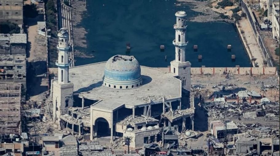 Мечеть Аш-Шафии уничтожена вместе с целым районом города Газы