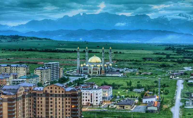 Ингушетия, город Магас, фото ru.dreamstime.com