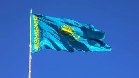 Флаг Казахстана. Фото: соцсети