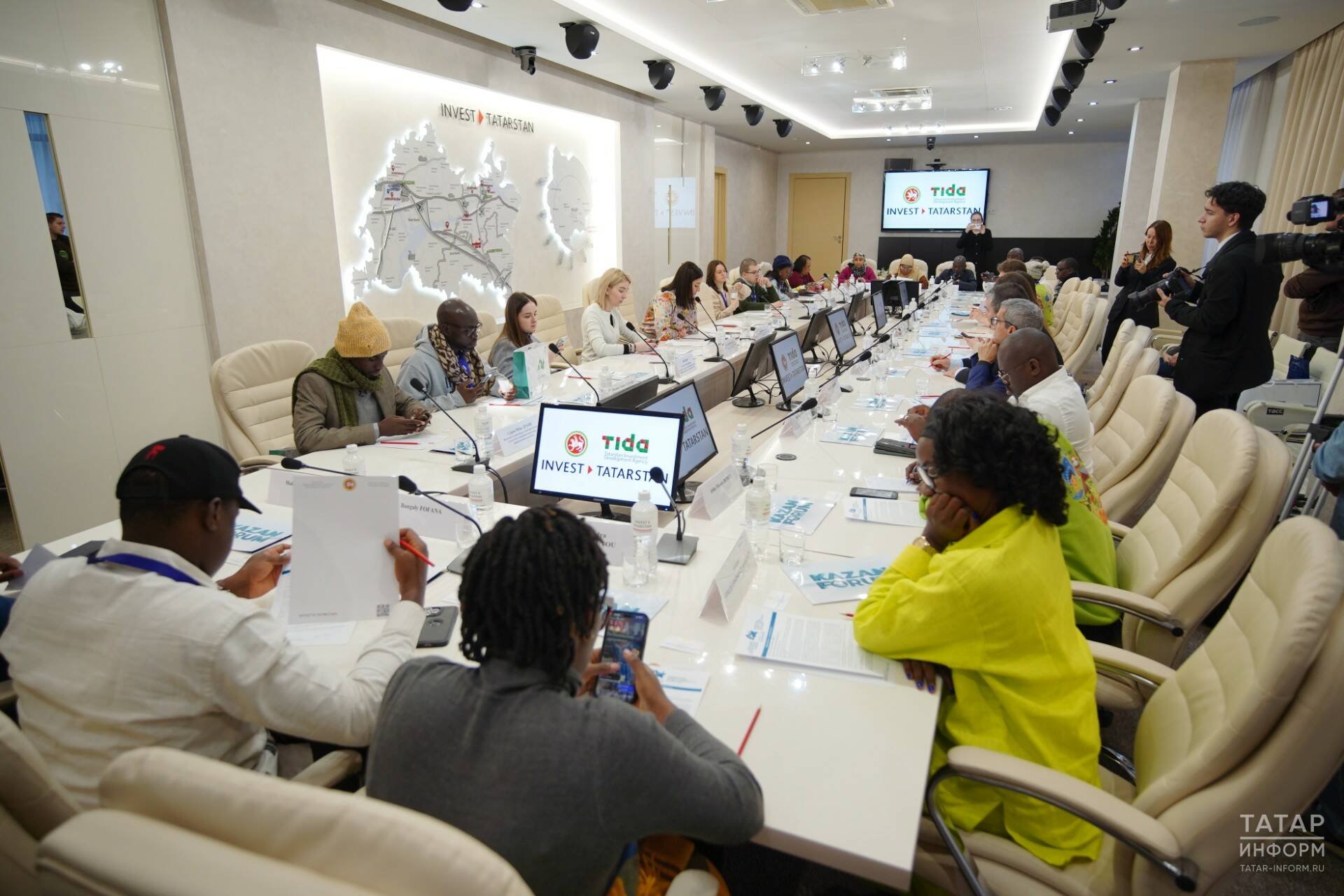 Африканские журналисты во время визита в Казань, фото ИА «Татар-информ»