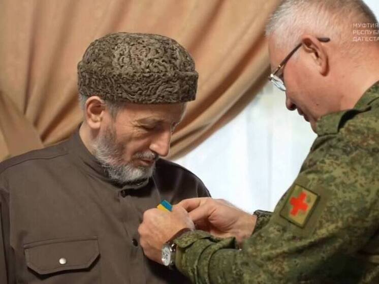 Кадр видео пресс-службы ДУМ Дагестана