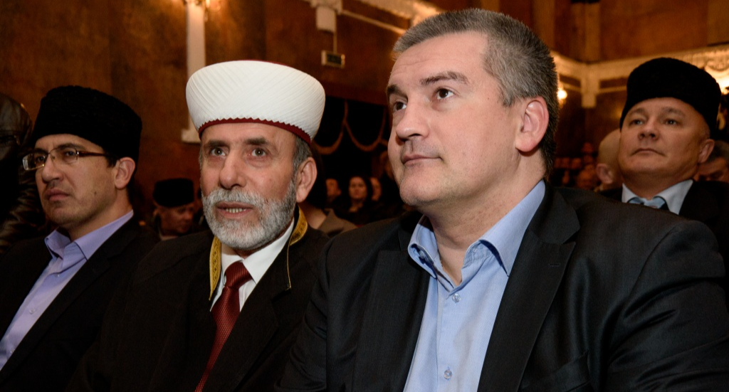 Муфтий Аблаев и глава Крыма Аксенов