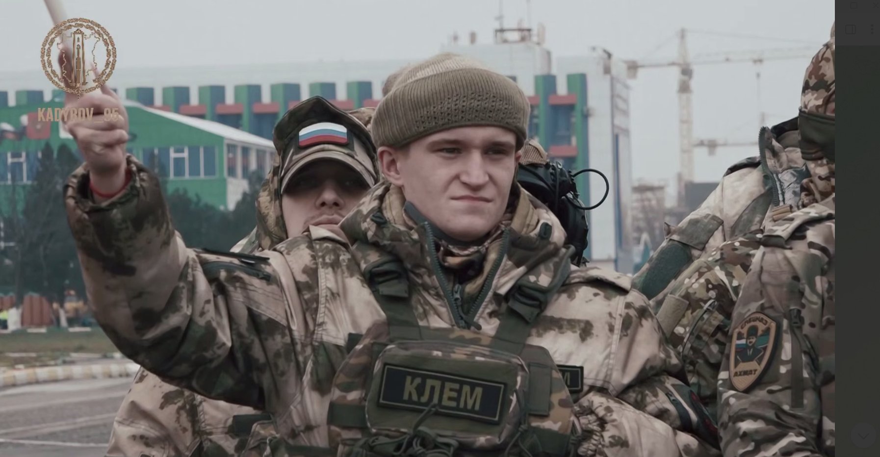 Фрагмент видео: телеграм-канал Kadyrov_95