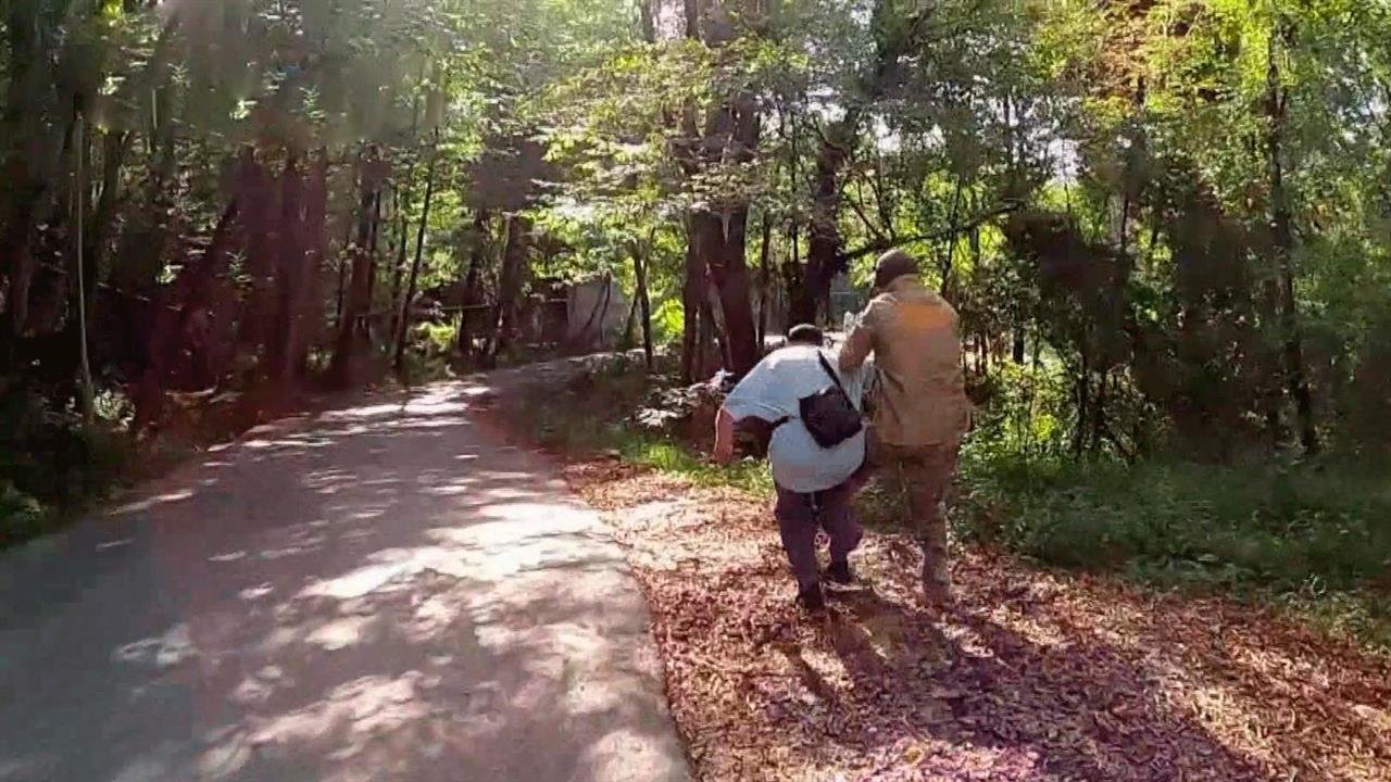 Кадр из видео задержания